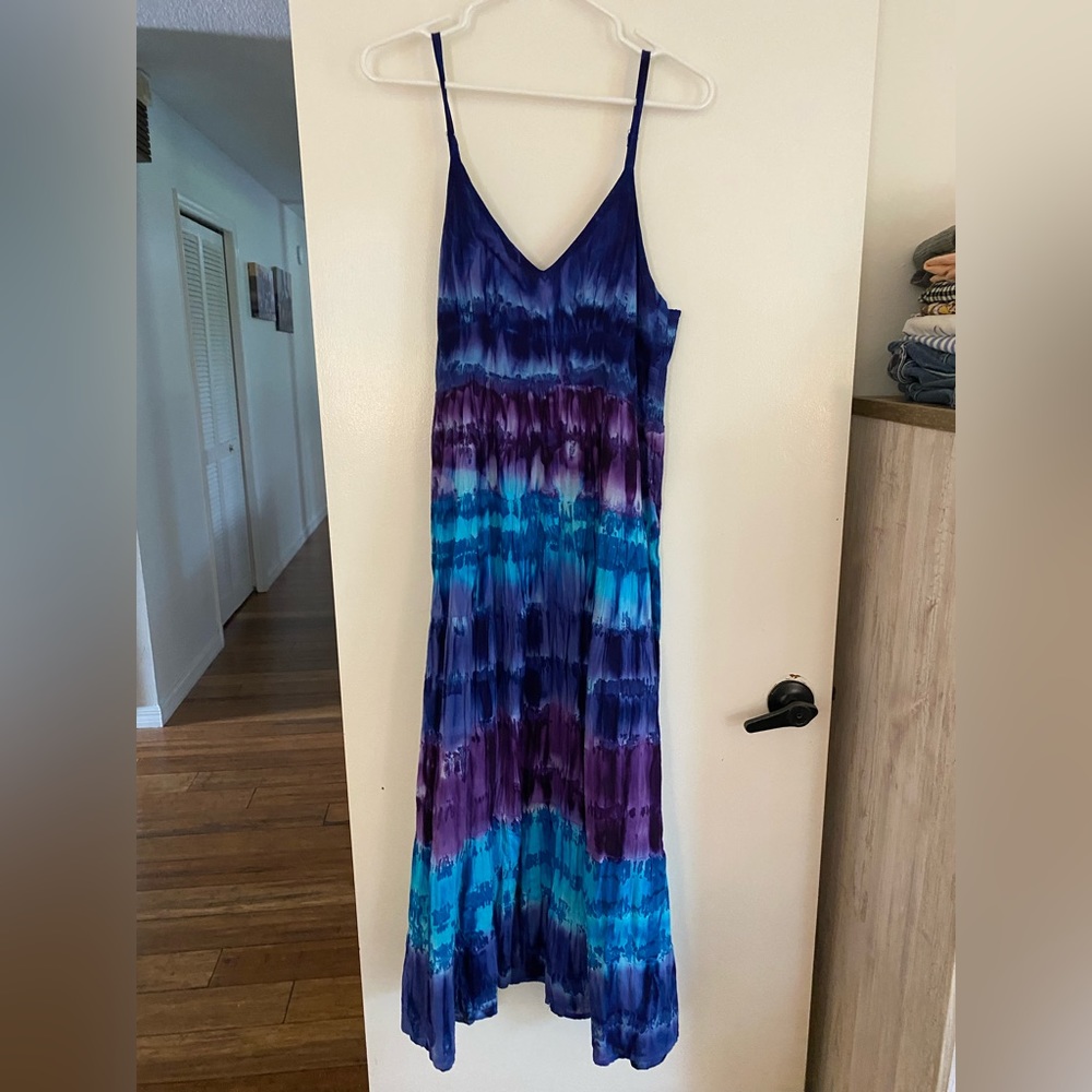 One size, dark blue sundress